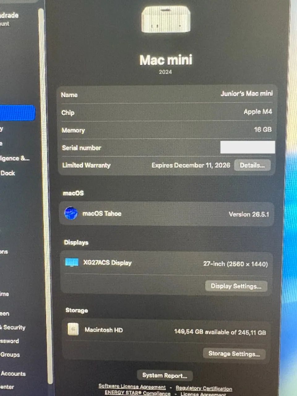 Mac Mini M4 16Gb 256SSD - Foto 4
