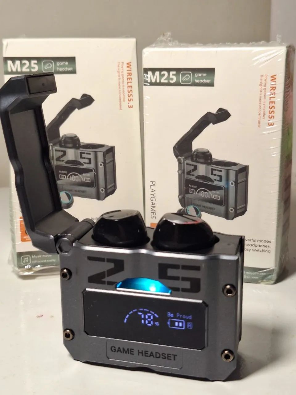 Fone Bluetooth M25 Gamer TWS - Sem Fio - Foto 2