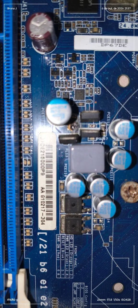 Placa mãe Intel DP67DE (defeito) - Foto 4