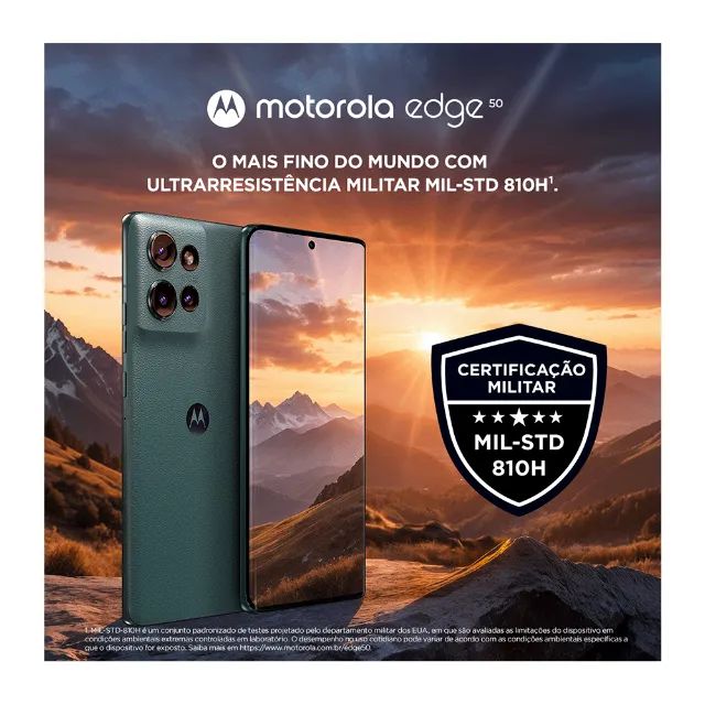 SMARTPHONE MOTOROLA EDGE 5G  256BG  COR VERDE  TECNOLOGIA MILITAR ANTI CHOQUE  7 MESES USO - Foto 4