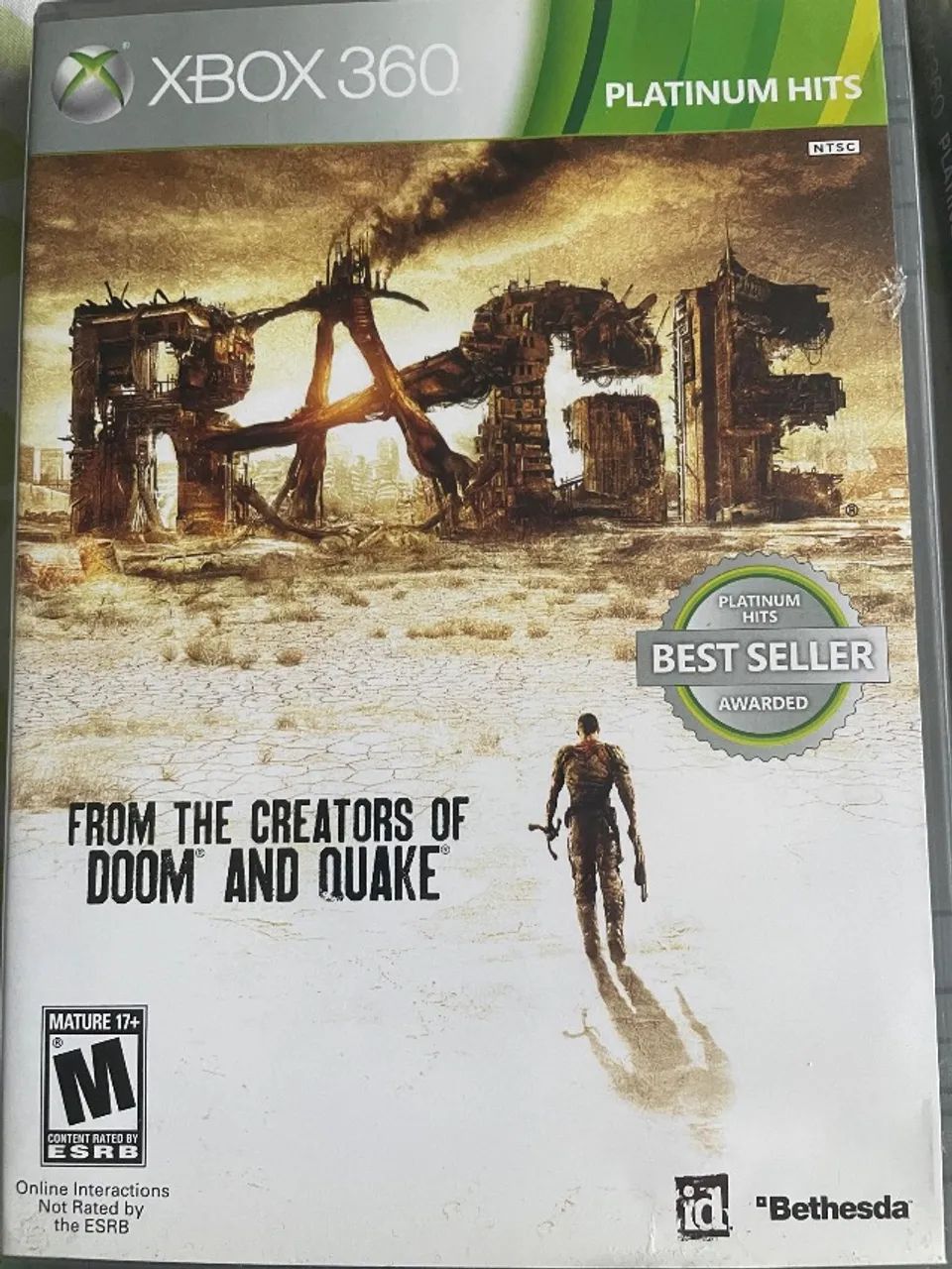 Jogos xbox 360 Rage original