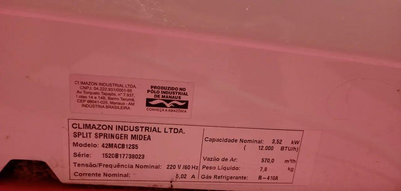 Central de Ar 12mil BTUs - Foto 2