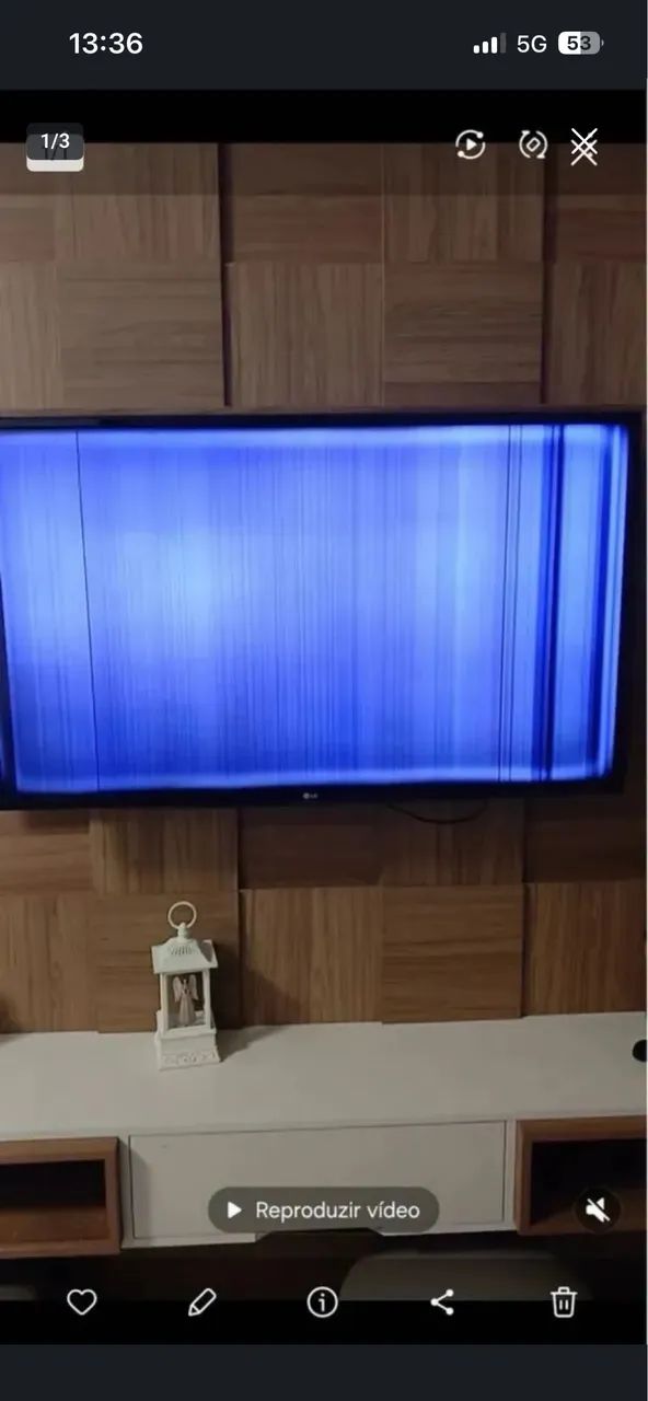 TV LG 43 polegadas para retirada de peças 