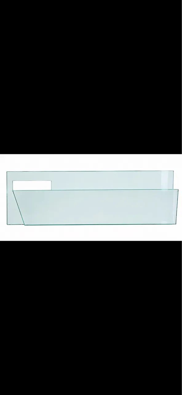 Vidro de balcão para pizzaria 2,12m x 94cm - - Foto 2