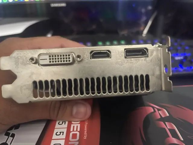 RX 550 4GB - Placa de Vídeo - Funcionando Perfeitamente - Foto 2