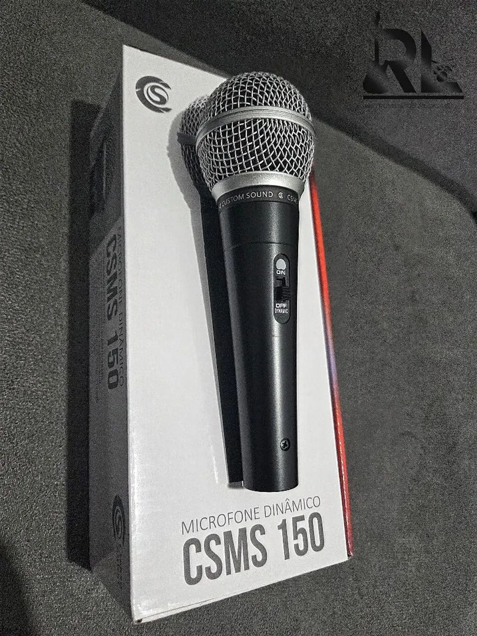 Microfone com fio Custon Sound csms 150