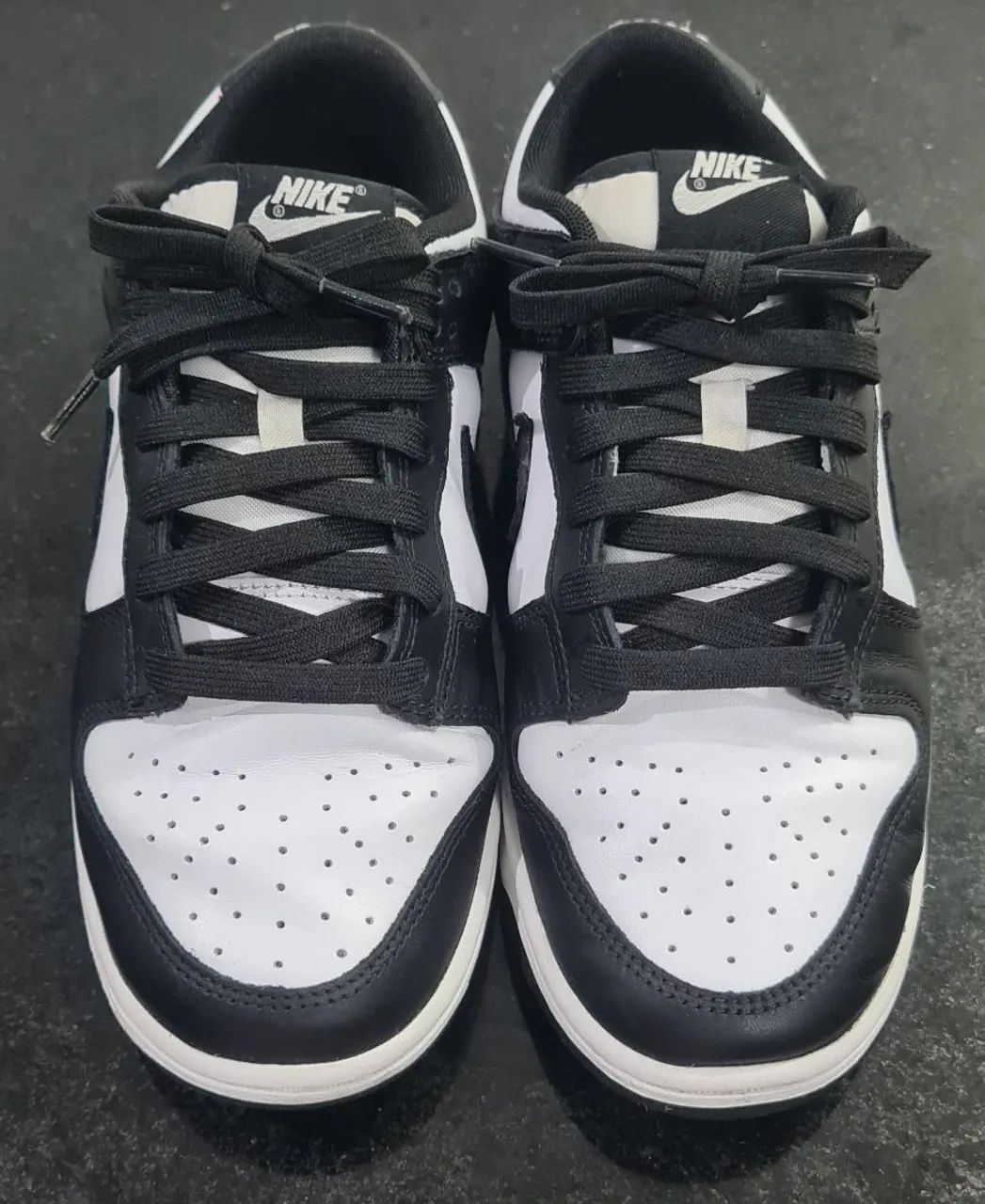 Tênis Nike Dunk Low Panda Preto e Branco Tam 39 