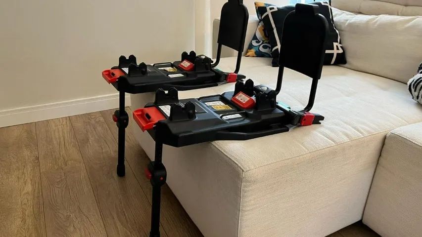 Carrinho Gêmeos ABC Design Zoom + 2 Risus + 2 Bases Isofix - Foto 2