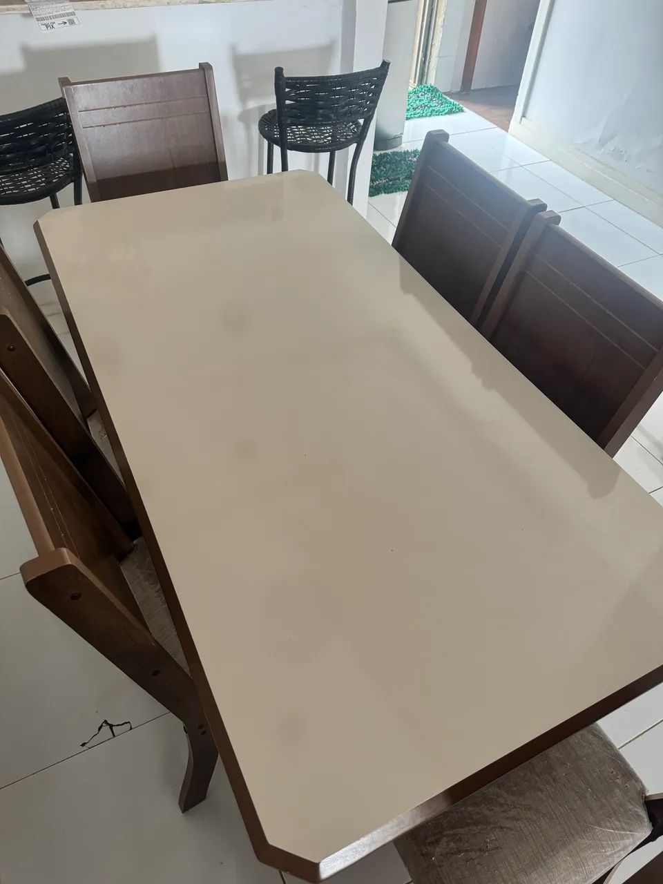 Mesa com 6 cadeira  - Foto 4