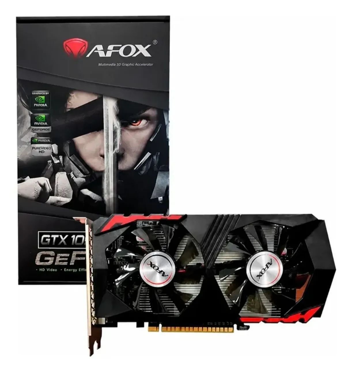 Placa de Vídeo GTX 1050TI Usada com Caixa