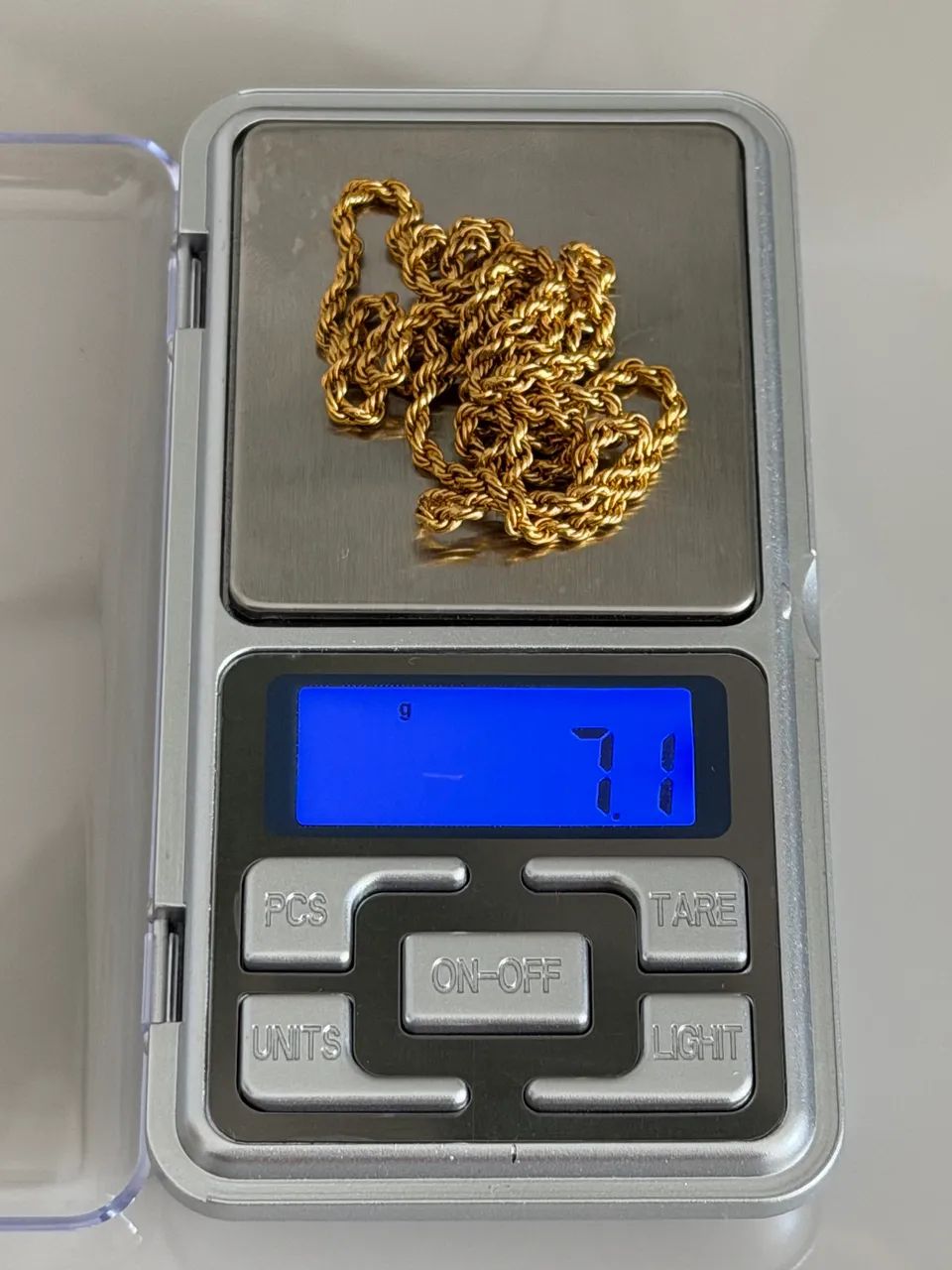 Corrente ouro 18k 7.1g 62cm
