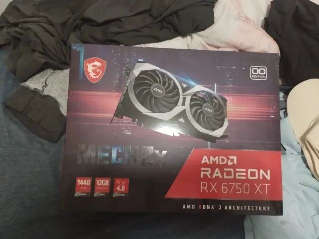 Placa de vídeo AMD RX 6750 XT Usada