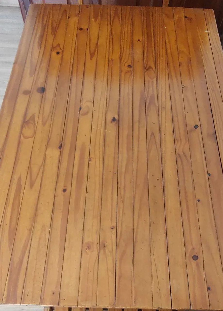 Conjunto de Mesa com 4 Cadeiras - Madeira Maciça  - Foto 3