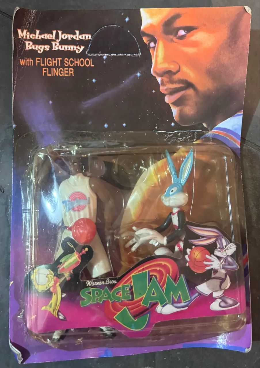 Space Jam (1996) Michael Jordan & Bugs Bunny com o acessório