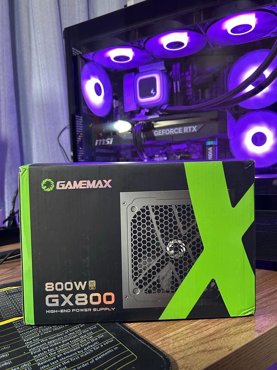 Fonte GX800 Gamemax, MUITO NOVA