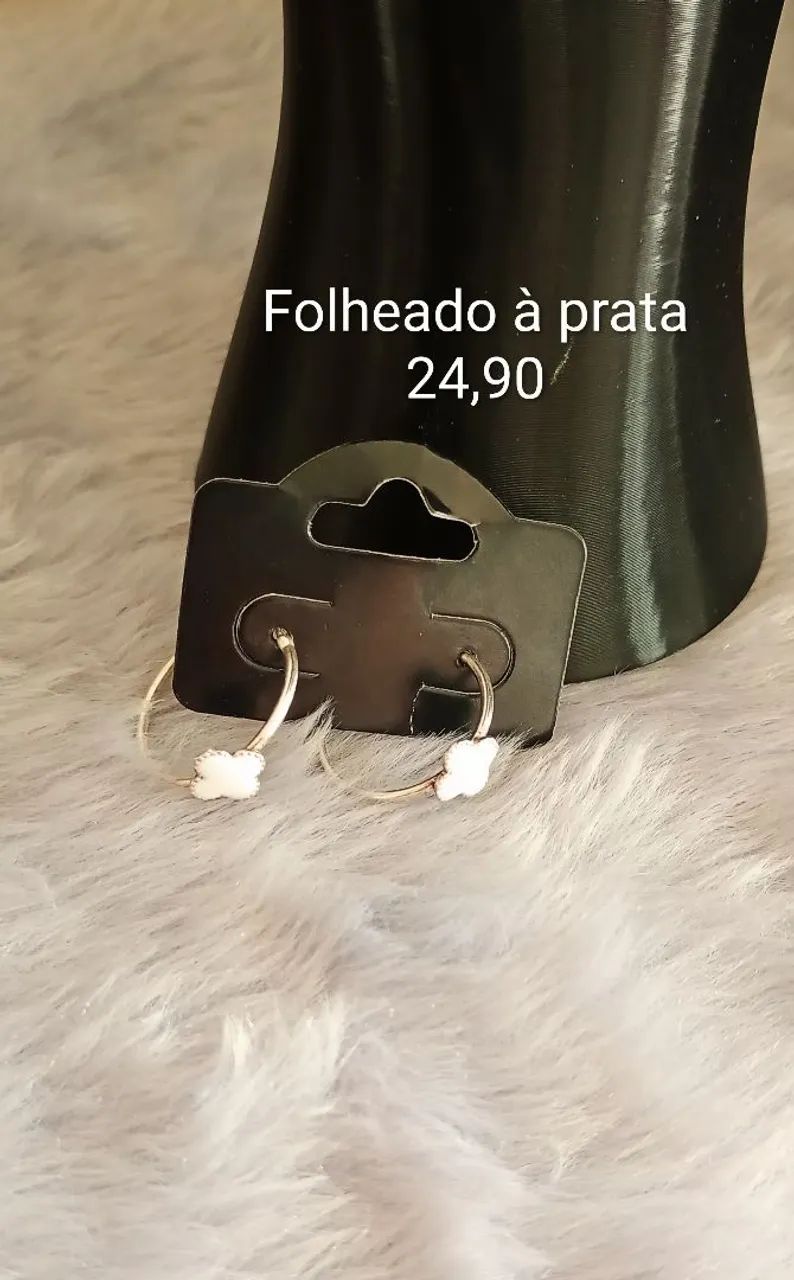 Brincos e argolas em aço inox - Foto 5