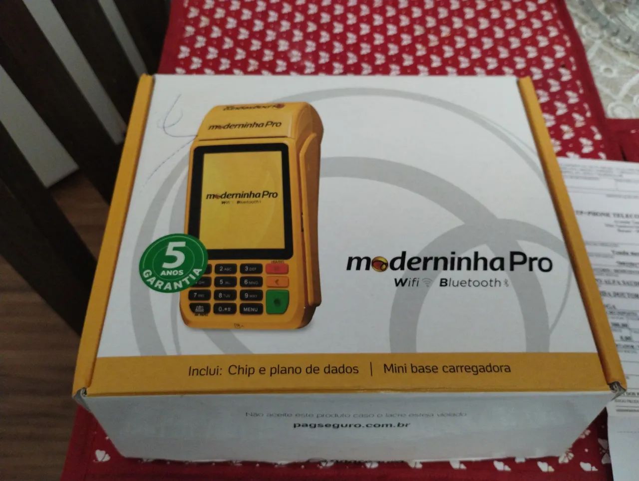 Máquina de cartão Moderninha Pro S920 - Foto 3
