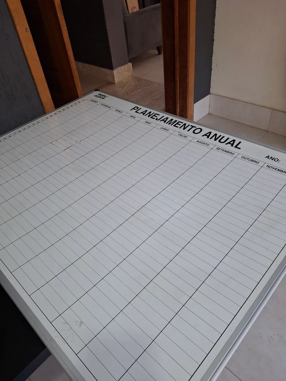 Quadro de planejamento anual