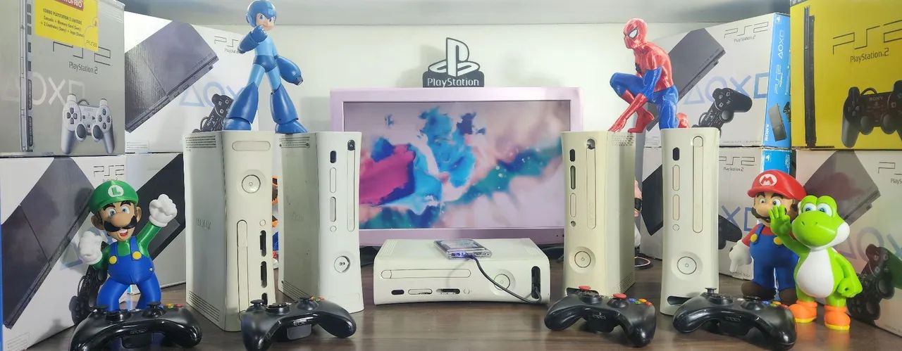 Exbox 360 arcade com hd de jogos e algumas avarias de carcaça porém funcionando perfeito  - Foto 2
