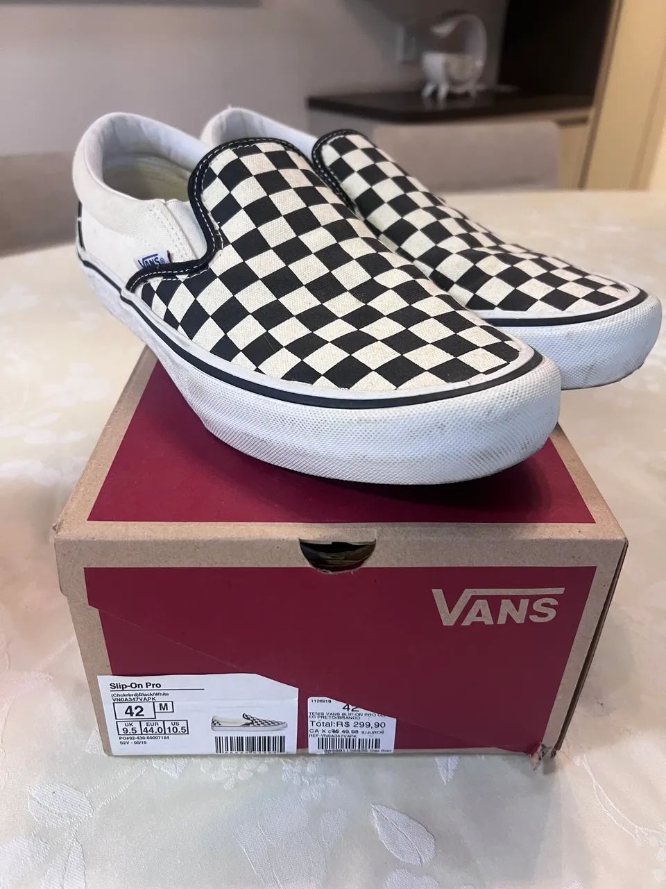 Tênis VANZ ORIGINAL XADREZ NÚMERO 42