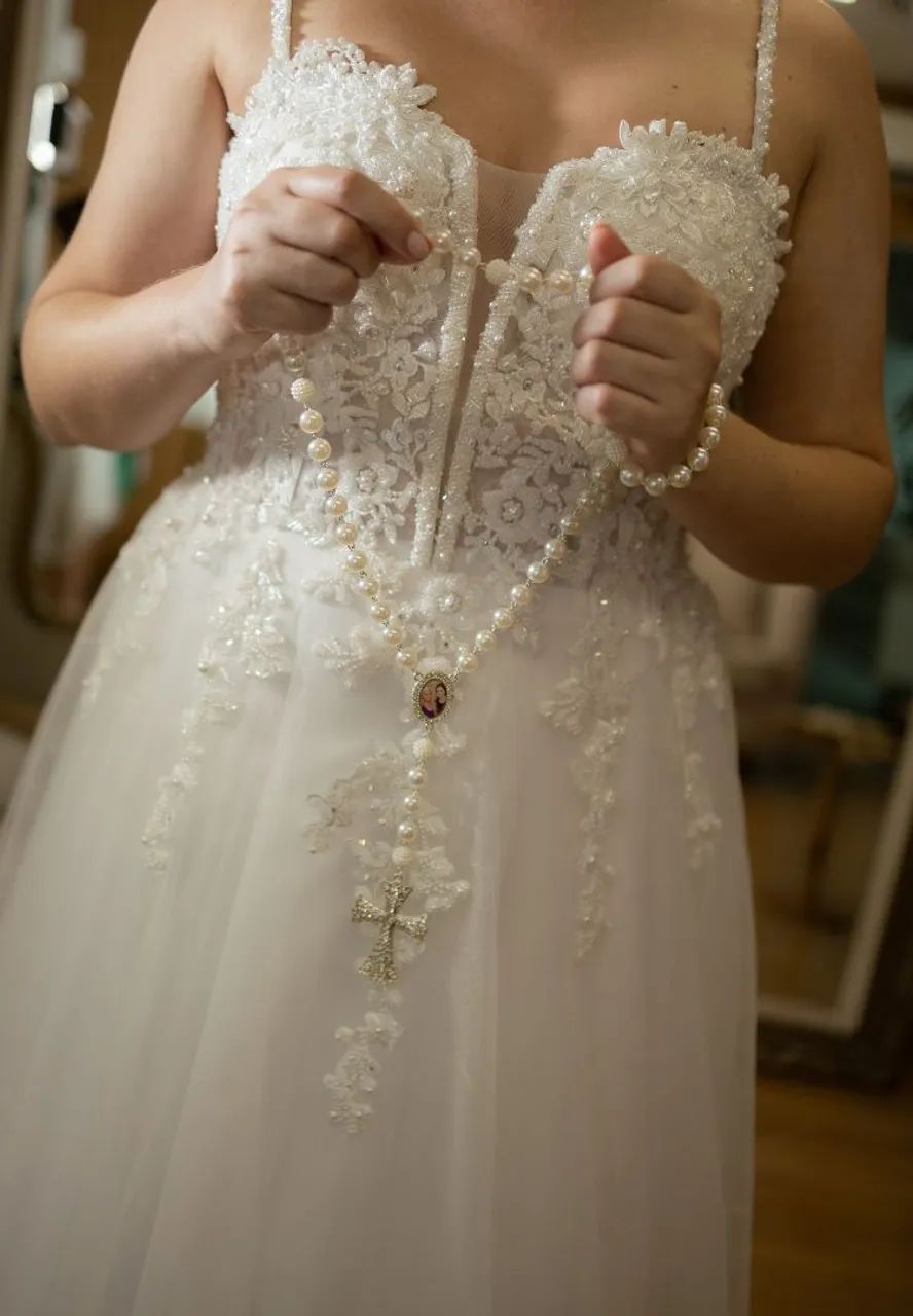 Vestido de noiva - usado 1x - Foto 2