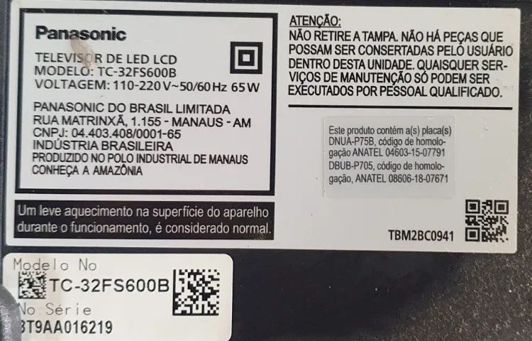 tv led 32" Panasonic c/ suporte para parede - Foto 3