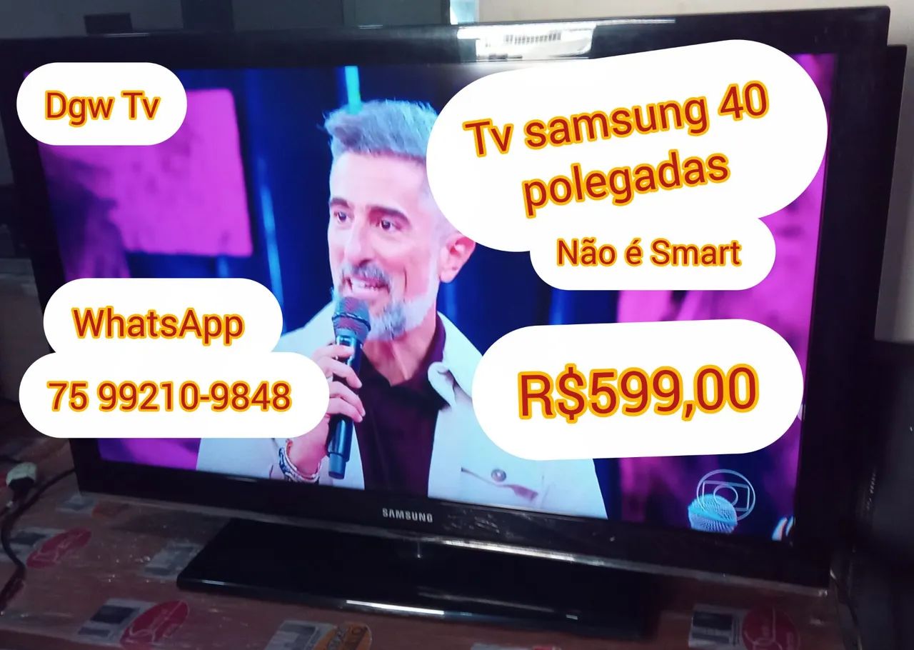 Tv samsung 40 polegadas não é smart 
