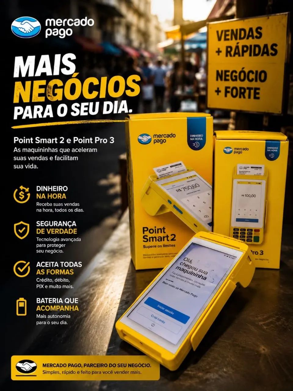 Maquininha de cartão point