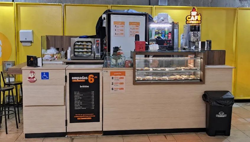 Quiosque Salgados, Pão de Queijo, Empadas, Bebidas e Doces - Desmontado!!!