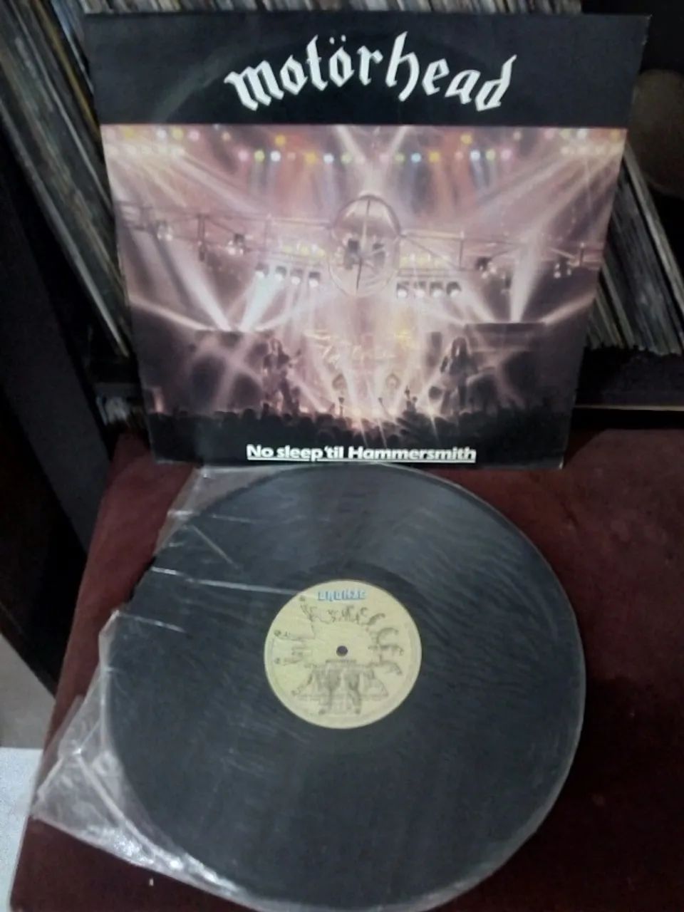 LP Motorhead No Sleep til Hammersmith disco de vinil