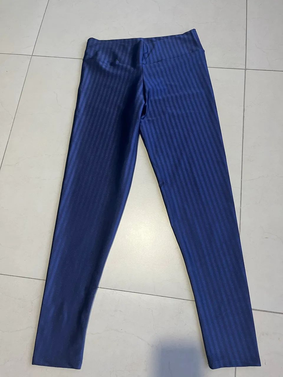 Calça legging de academia 3d NOVA azul escuro
