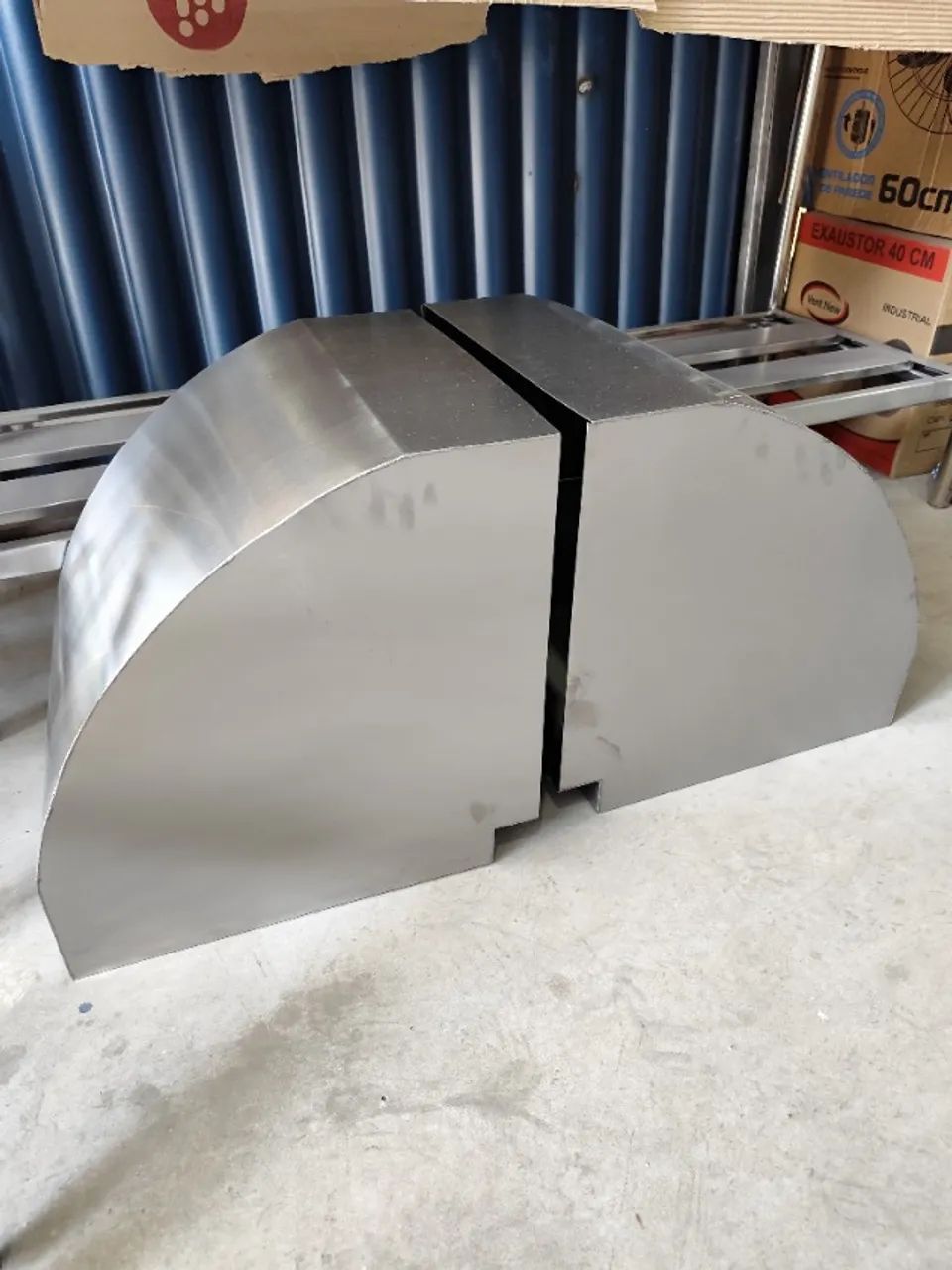 Coifa de Parede Industrial em Aço Inox 1,25x0,70x0,50 - Foto 3