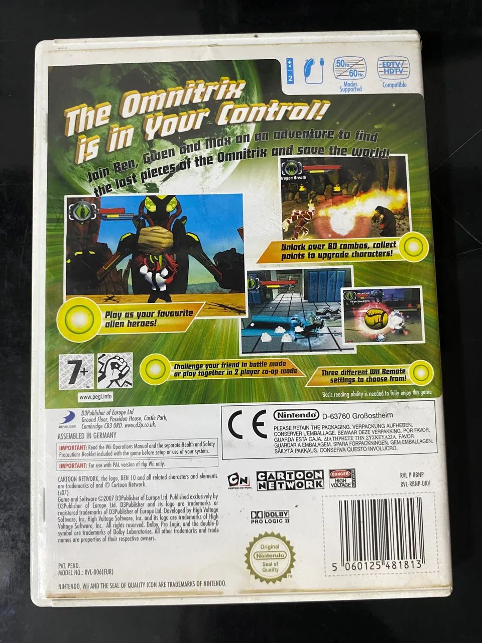 Ben 10 Protector of Earth Nintendo Wii Otiginal Completo Europeu