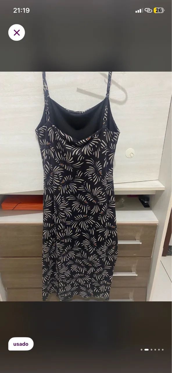 Vestido casual com fenda  - Foto 2