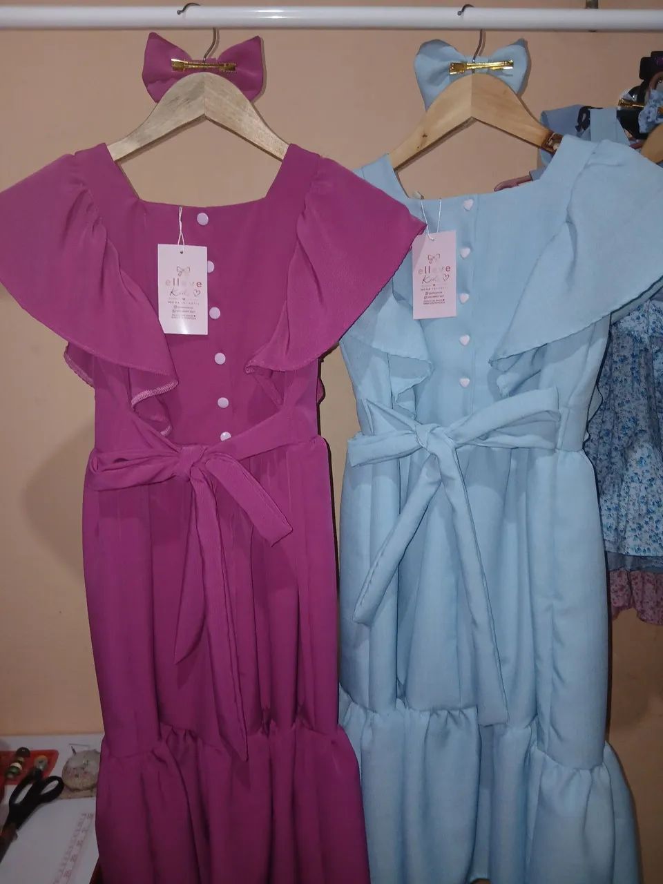 vestido infantil elegante com laço  - Foto 4
