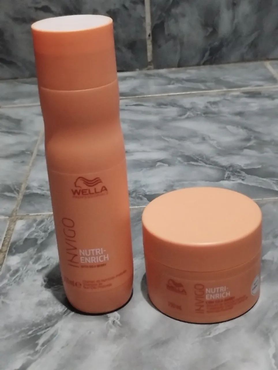 Shampoo e máscara Invigo Nutri enrich