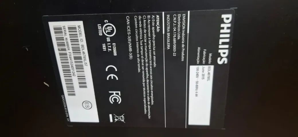Monitor Philips 46" Full HD Profissional Videowall  - Foto 4