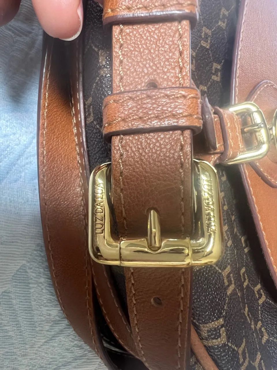 Bolsa luz da lua monograma - Foto 3