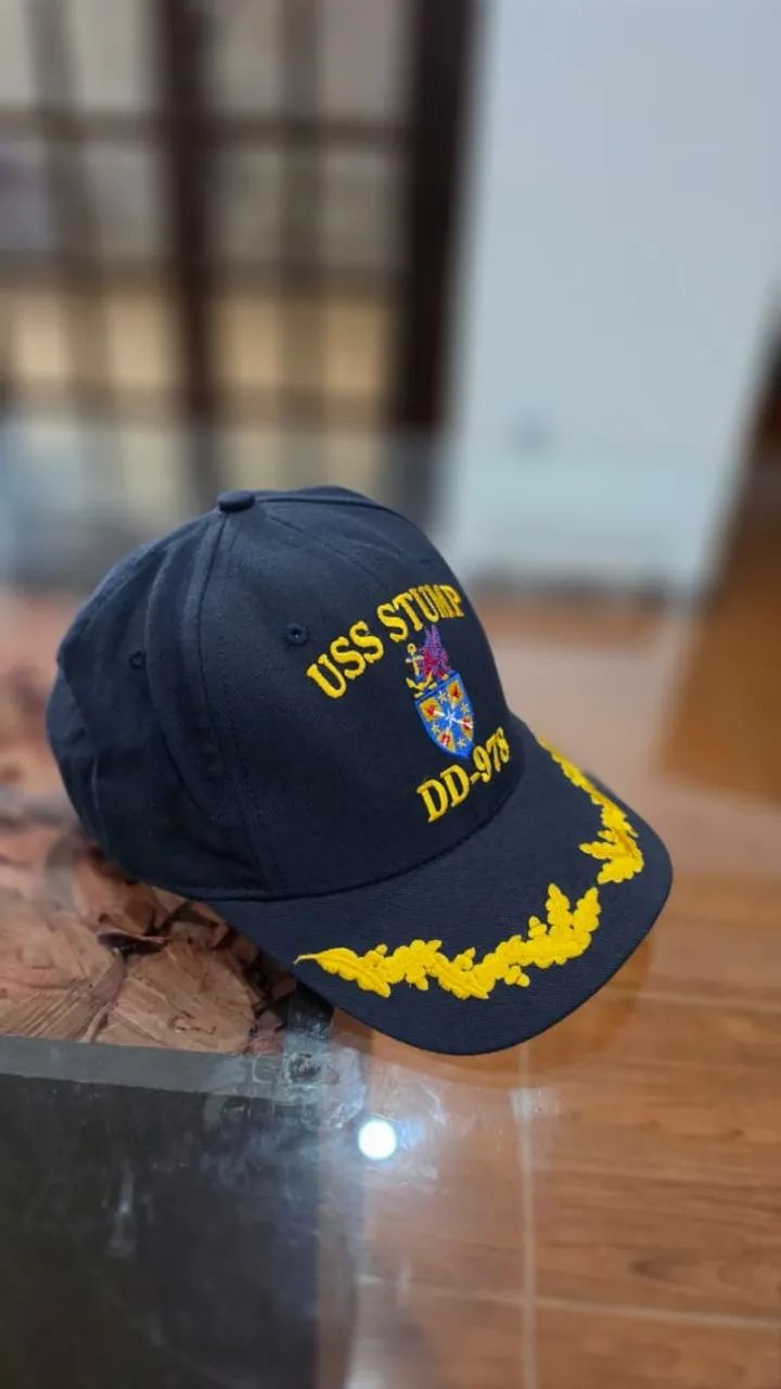 Boné USS Stump (DD-978) - U.S. Navy - Original - Foto 3