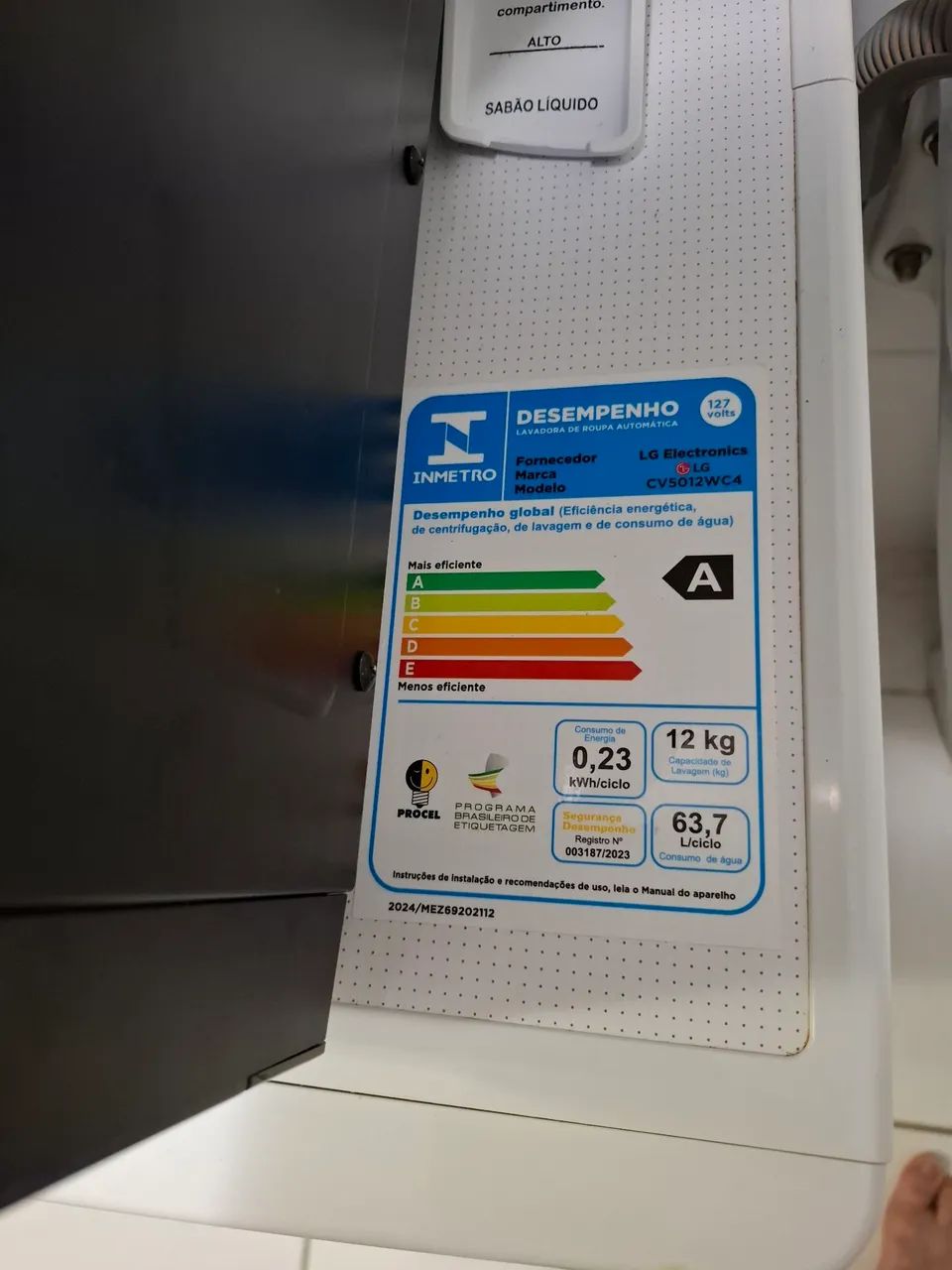 Lava e seca LG VC4 12kg - Foto 3