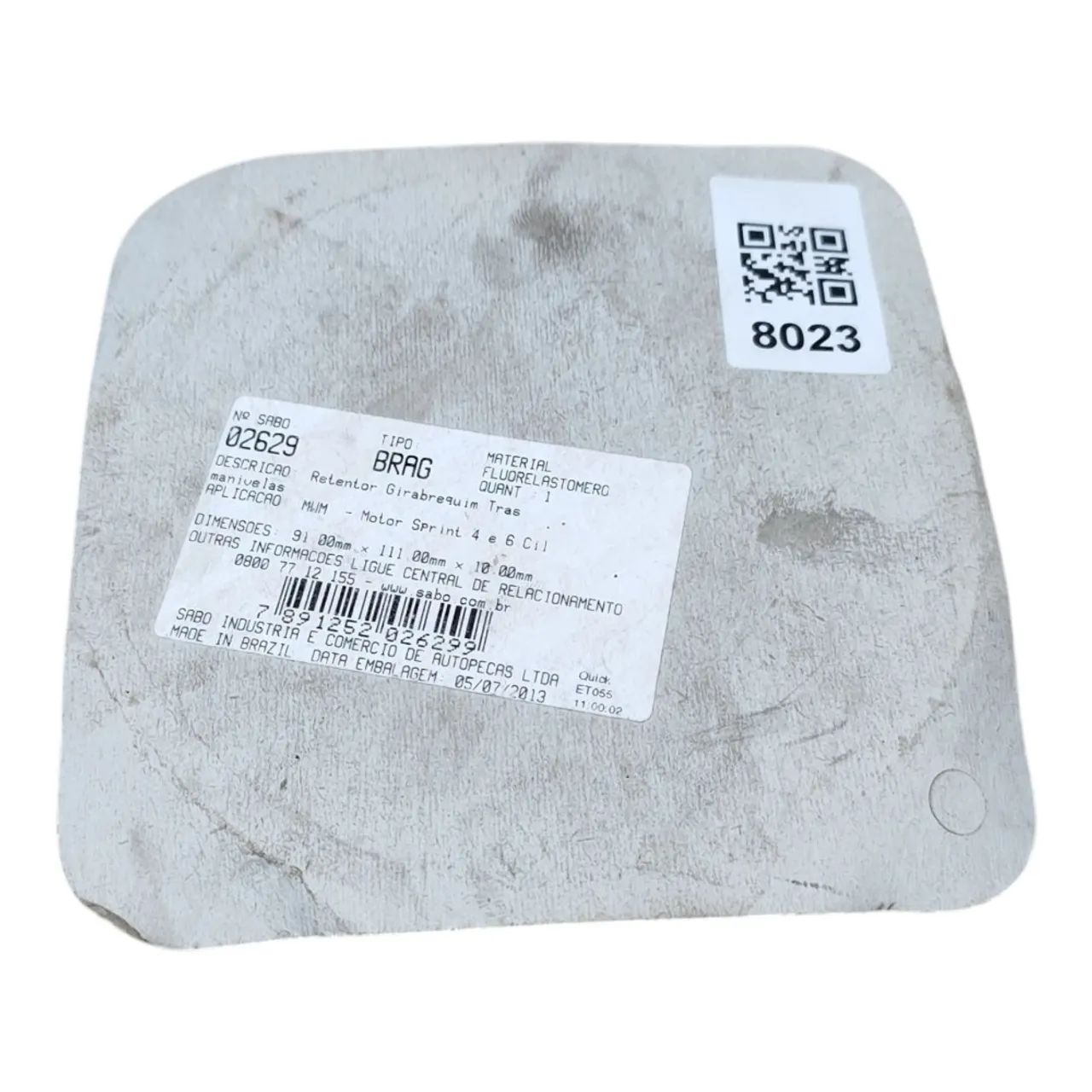 Retentor Girabrequim Traseiro Mwm Sprint 4 E 6 Cil 02629 - Foto 3