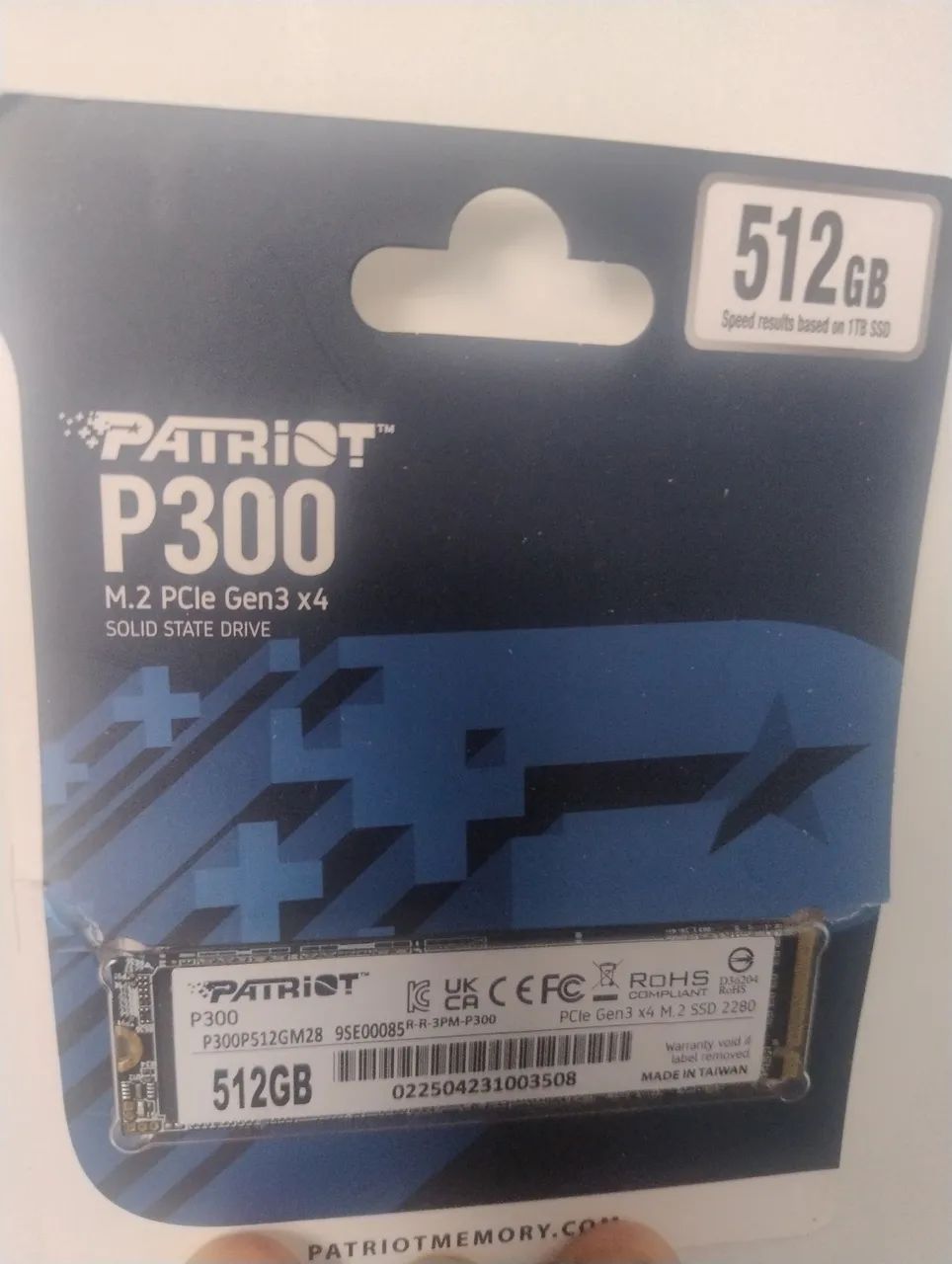 SSD patriot p300 512GB