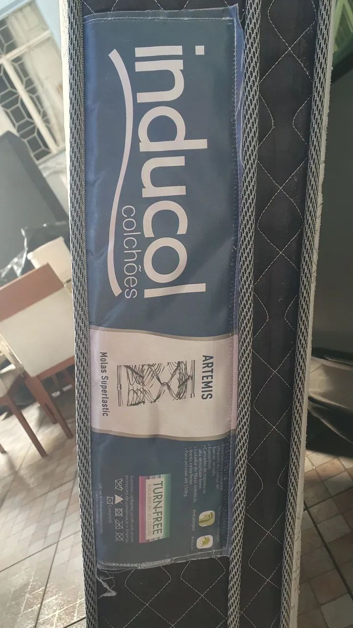 Cama box casal + colchão  - Foto 4