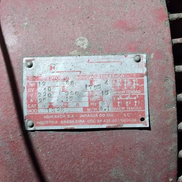 Compressor de Ar Wayne 40 pes 10cv 275 litros Usado - Foto 5