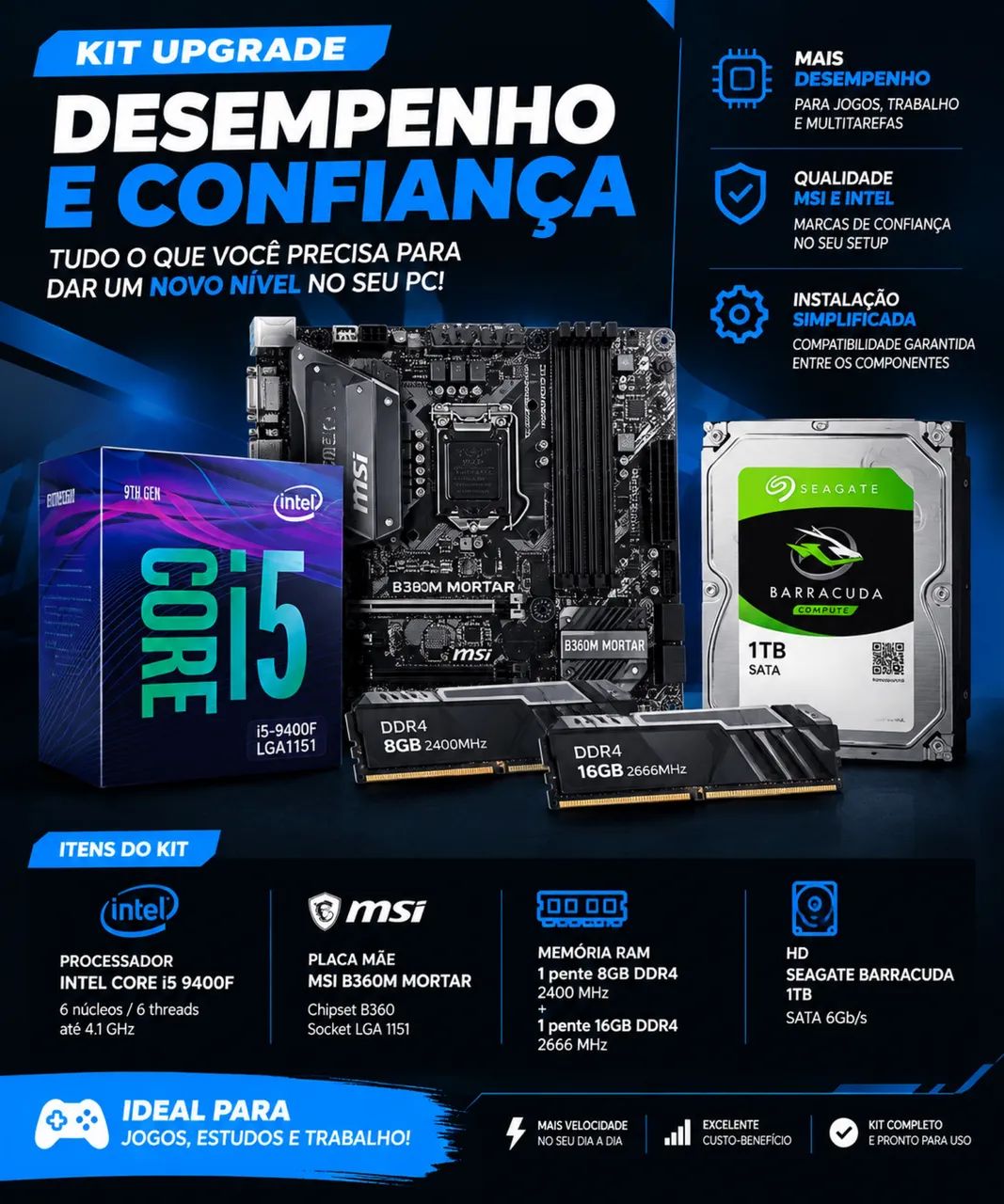 Kit upgrade Intel 