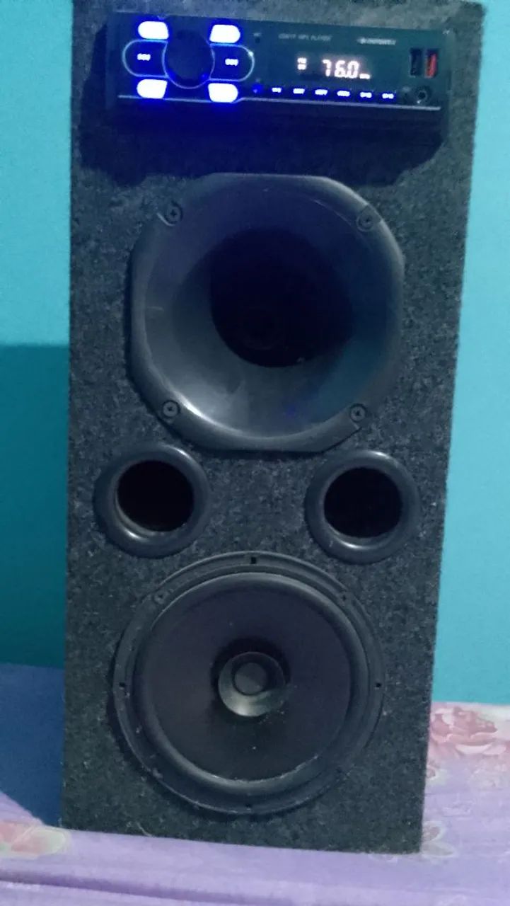 Caixa de som Bluetooth USB ativa residencial  - Foto 5