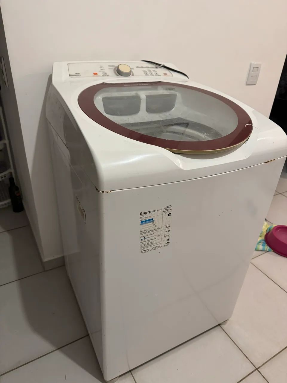 Máquina de Lavar com defeito