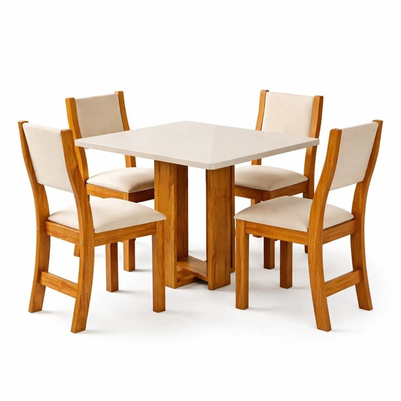 Conjunto de Mesa com 4 cadeiras - Foto 2