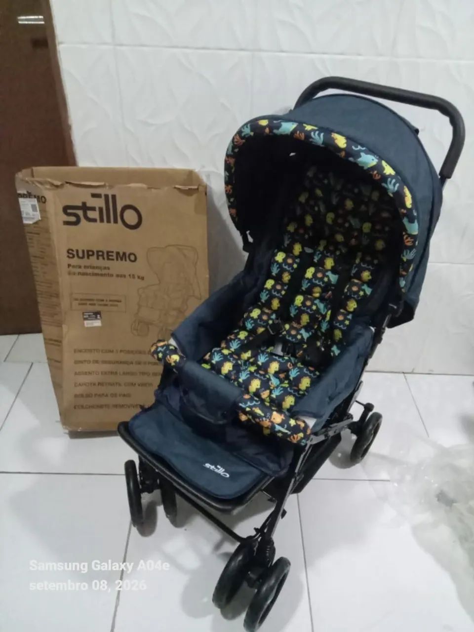 Carrinho de bebê Novo nunca usado  - Foto 5