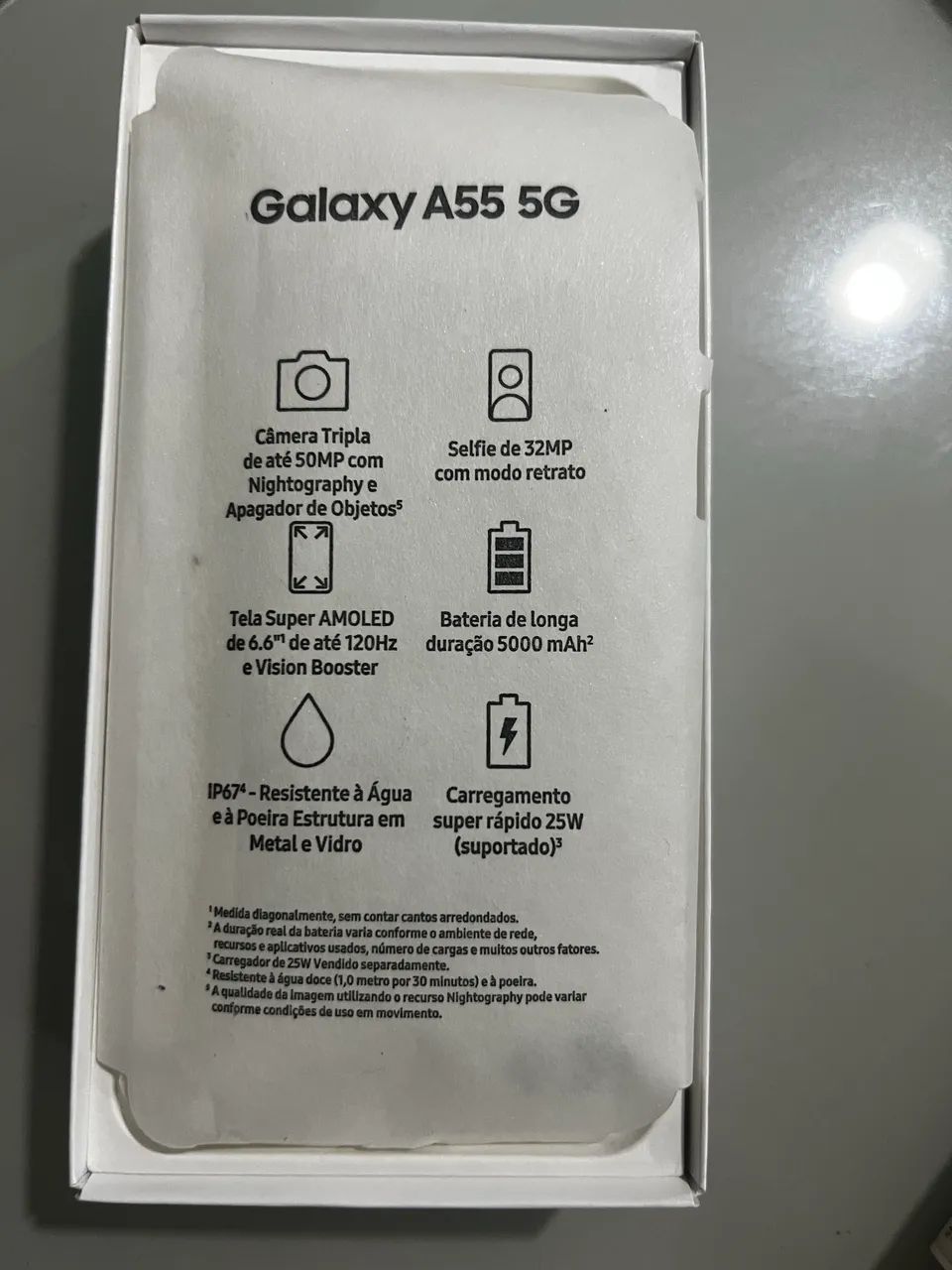 Celular Galaxy A55 5 G! TOP! 8GB de RAM - Roda tudo! - Foto 5
